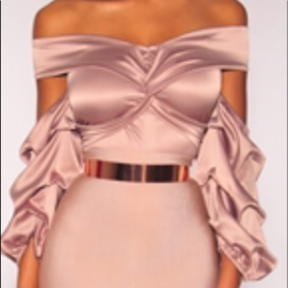 Hot Miami style pink top